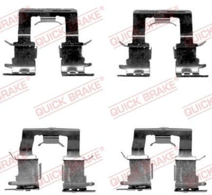 Set accesorii, placute frana QUICK BRAKE 109-1620