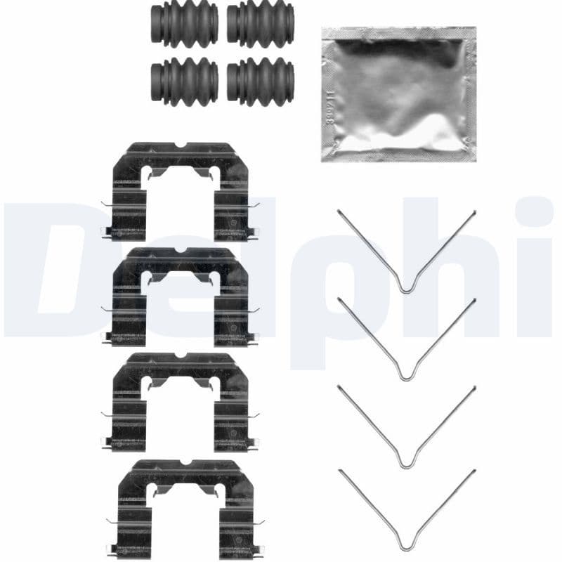 Set accesorii, placute frana DELPHI LX0738