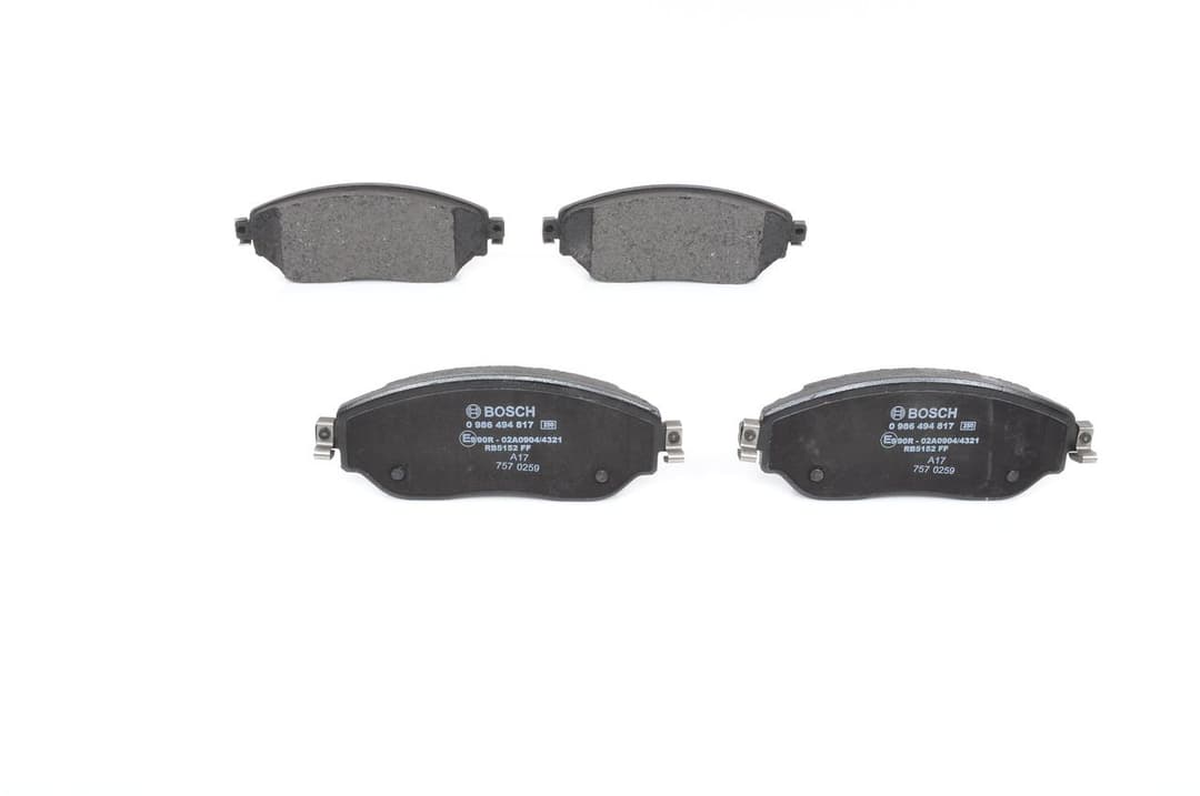 set placute frana,frana disc BOSCH 0 986 494 817