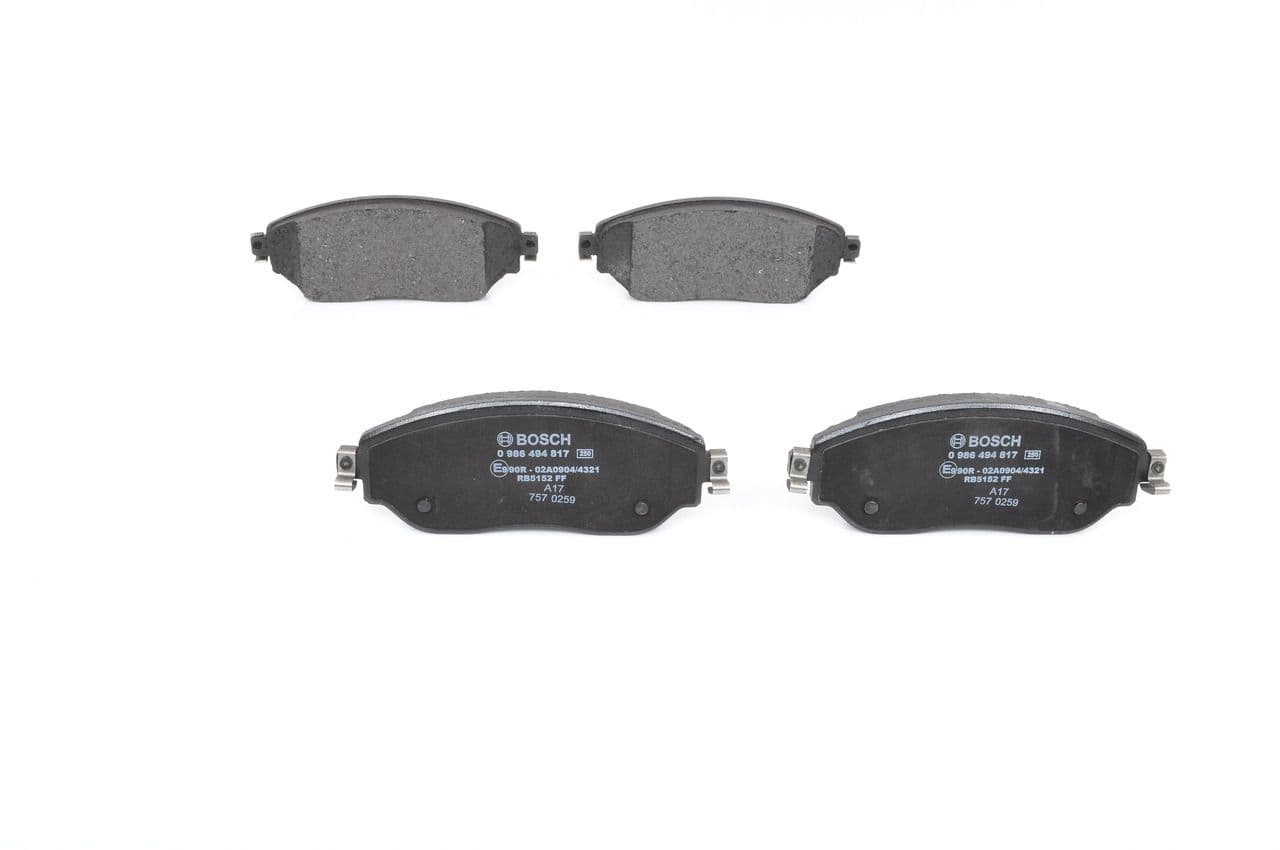 set placute frana,frana disc BOSCH 0 986 494 817