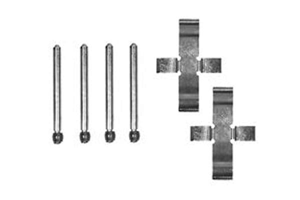 Set accesorii, placute frana TRW PFK64