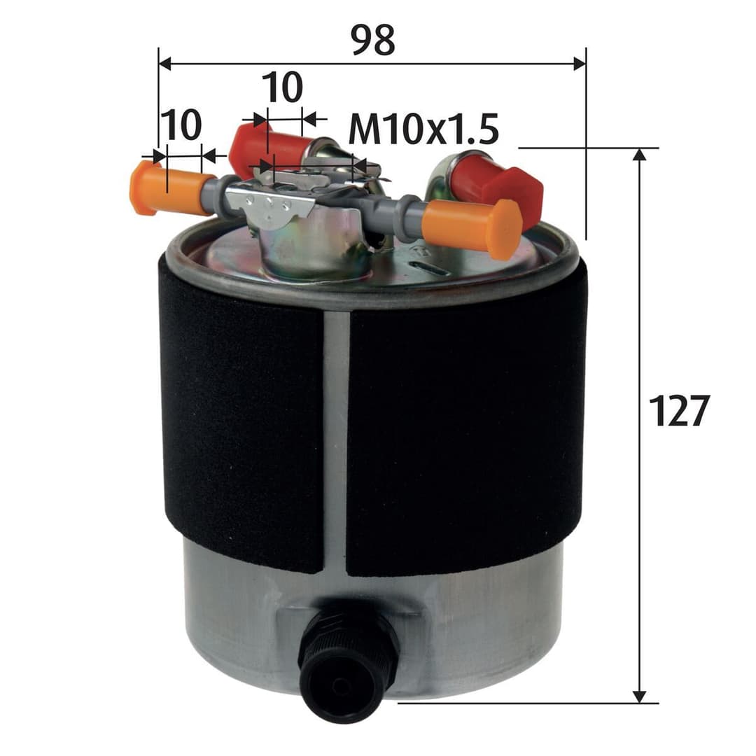 filtru combustibil VALEO 587616