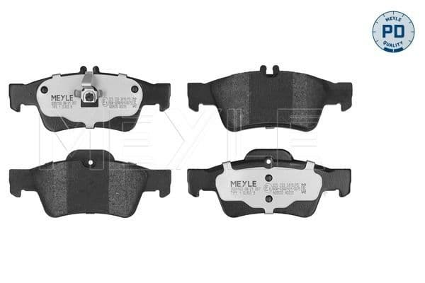set placute frana,frana disc MEYLE -PD: Advanced performance and design. 025 233 3416/PD