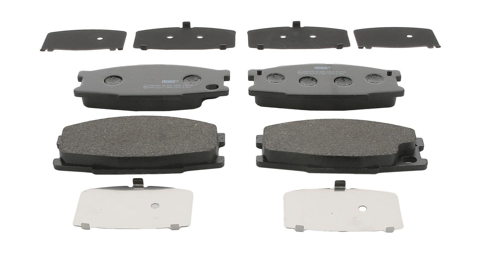 set placute frana,frana disc FERODO PREMIER ECO FRICTION FVR1701