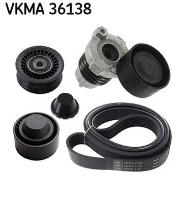 Set curea transmisie cu caneluri SKF VKMA 36138