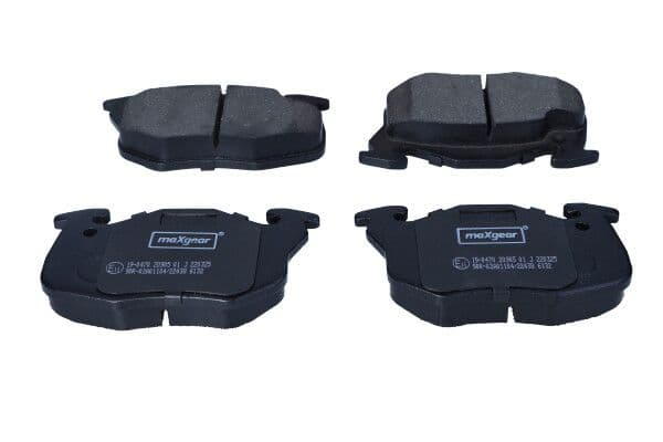 set placute frana,frana disc MAXGEAR 19-0470