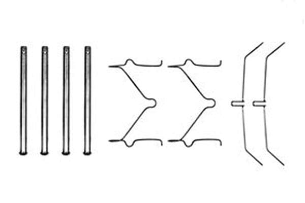 Set accesorii, placute frana TRW PFK208