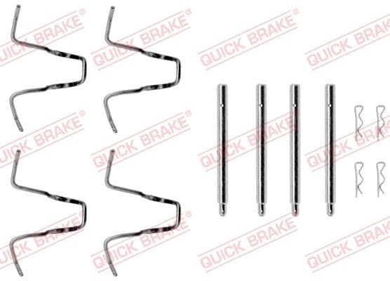 Set accesorii, placute frana QUICK BRAKE 109-1005