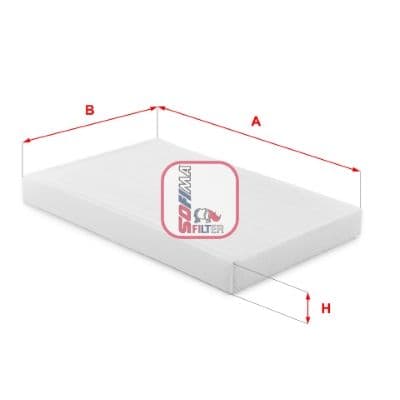 Filtru, aer habitaclu SOFIMA S 3454 C