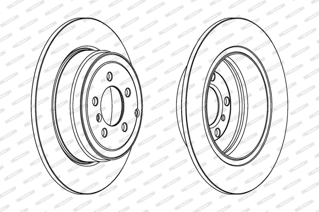 Disc frana FERODO PREMIER DDF1518C-1