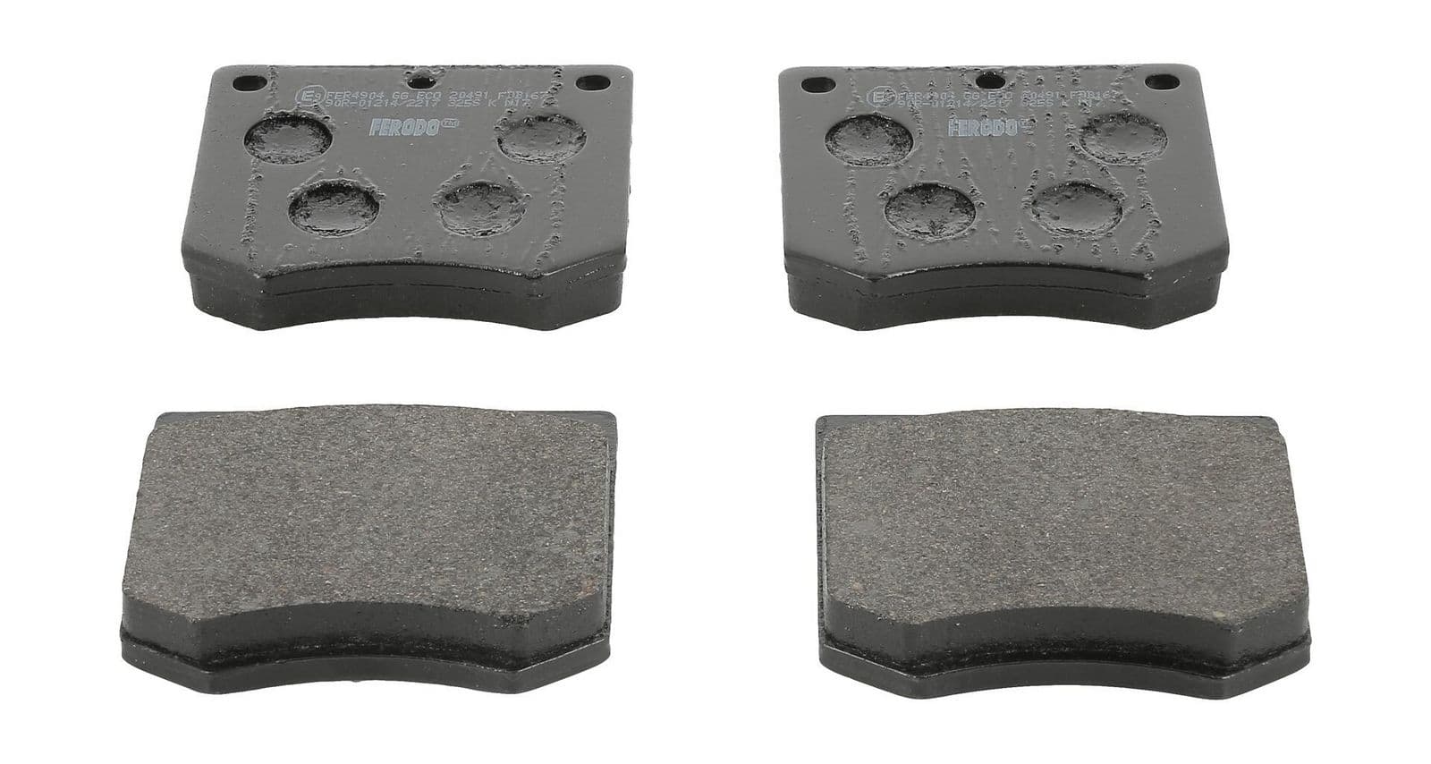 set placute frana,frana disc FERODO FDB167