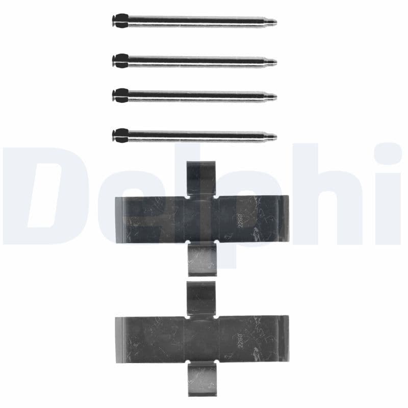 Set accesorii, placute frana DELPHI LX0107