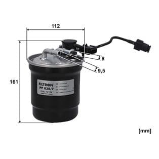 filtru combustibil FILTRON PP 838/7