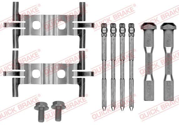 Set accesorii, placute frana QUICK BRAKE 109-0190