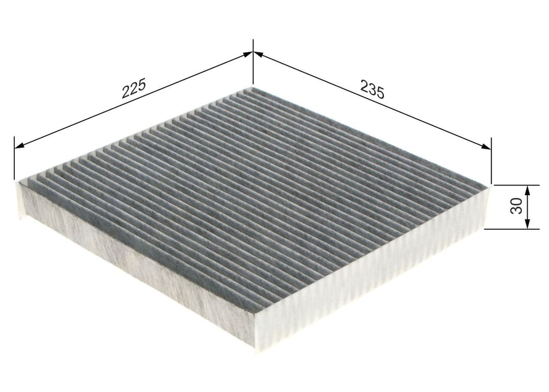 Filtru, aer habitaclu BOSCH 1 987 435 518