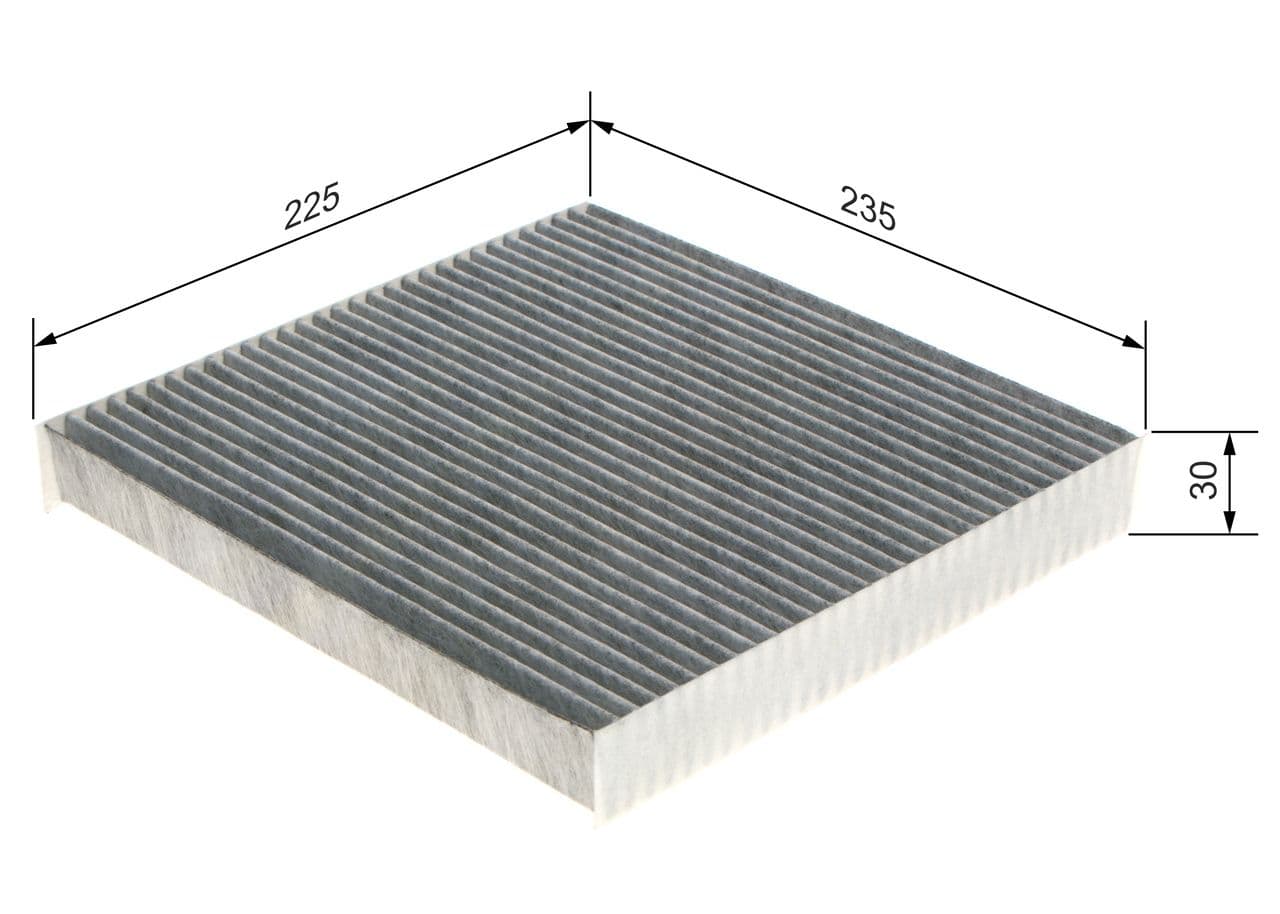 Filtru, aer habitaclu BOSCH 1 987 435 518