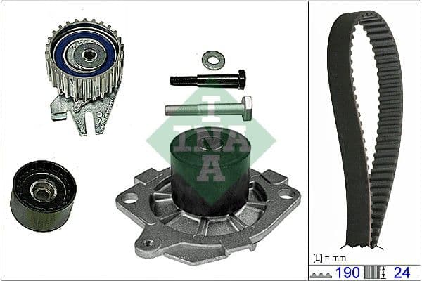 Set pompa apa + curea dintata Schaeffler INA 530 0622 30