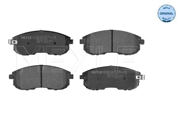 set placute frana,frana disc MEYLE -ORIGINAL: True to OE. 025 242 8016/W