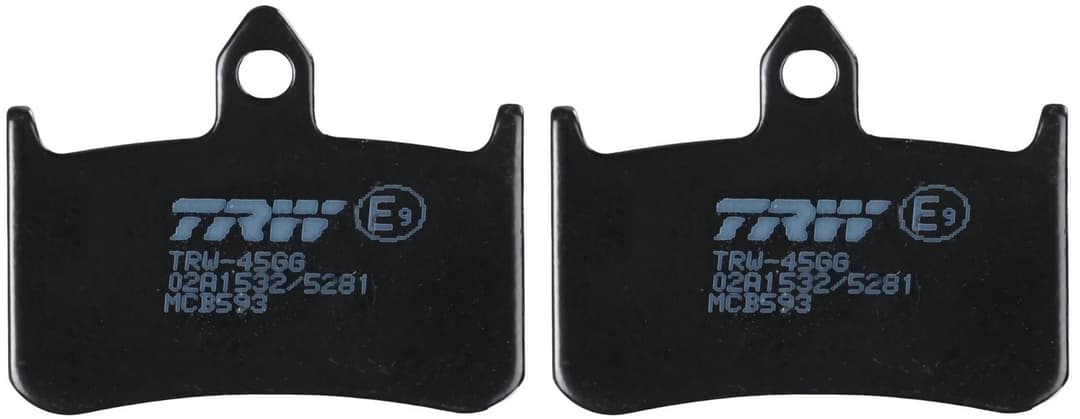 set placute frana,frana disc TRW MCB593