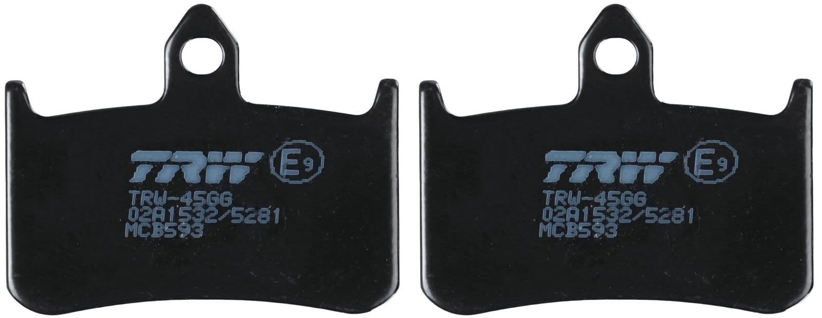 set placute frana,frana disc TRW MCB593