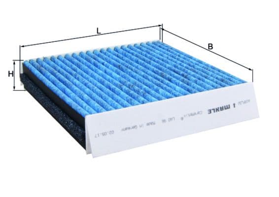 Filtru, aer habitaclu MAHLE LAO 96