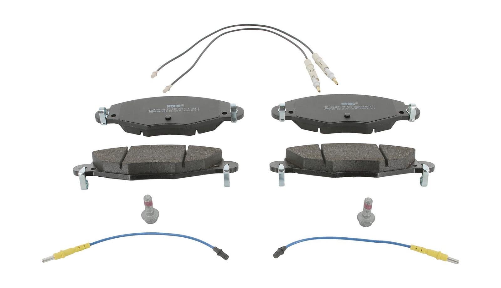 set placute frana,frana disc FERODO PREMIER ECO FRICTION FDB1412