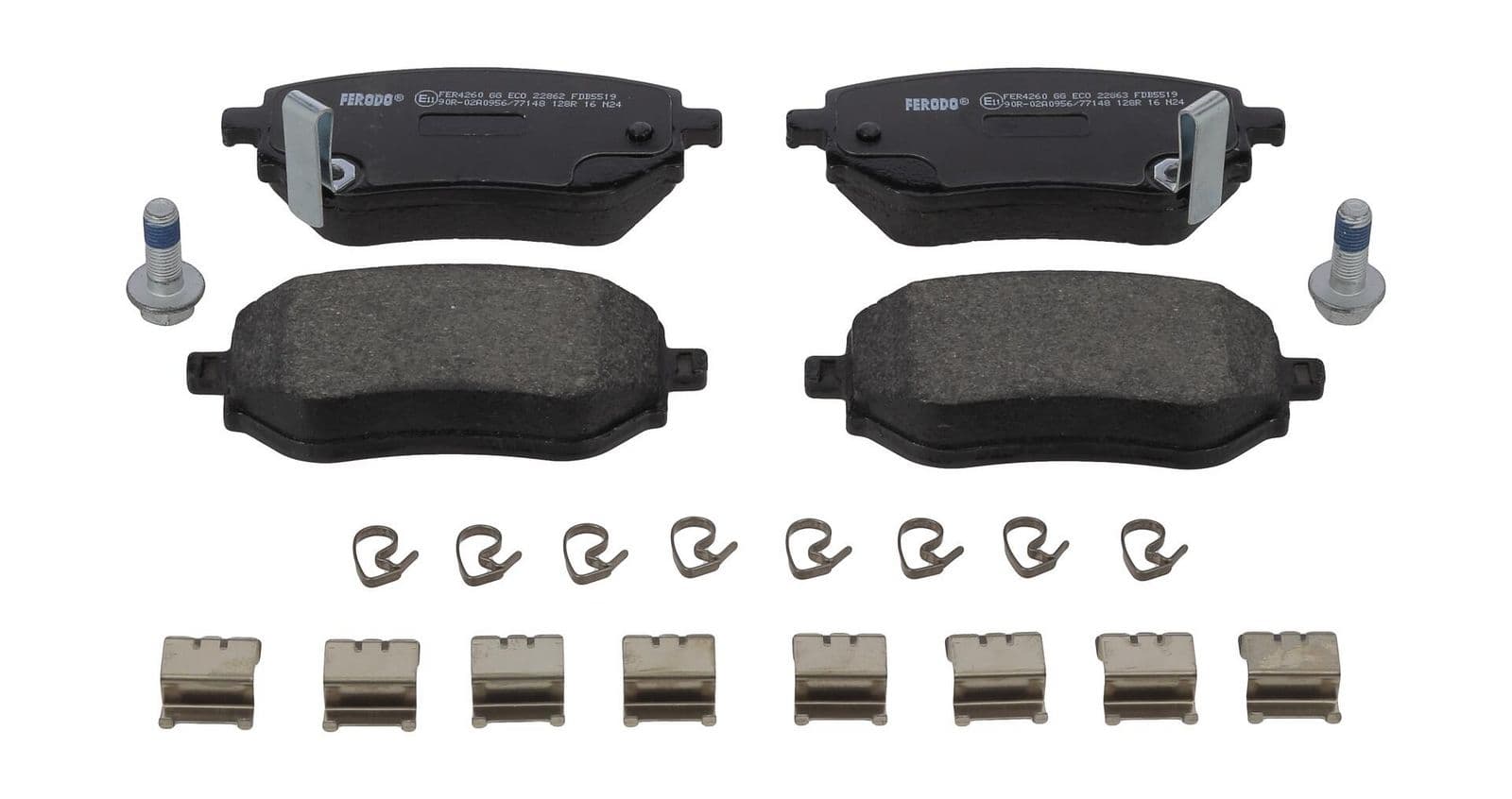 set placute frana,frana disc FERODO PREMIER ECO FRICTION FDB5519