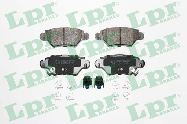 set placute frana,frana disc LPR 05P699