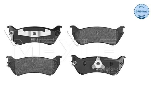 set placute frana,frana disc MEYLE -ORIGINAL: True to OE. 025 231 8917/W