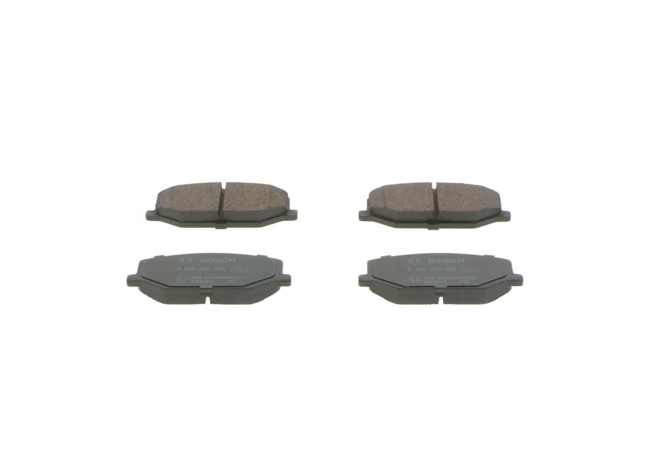 set placute frana,frana disc BOSCH 0 986 460 935