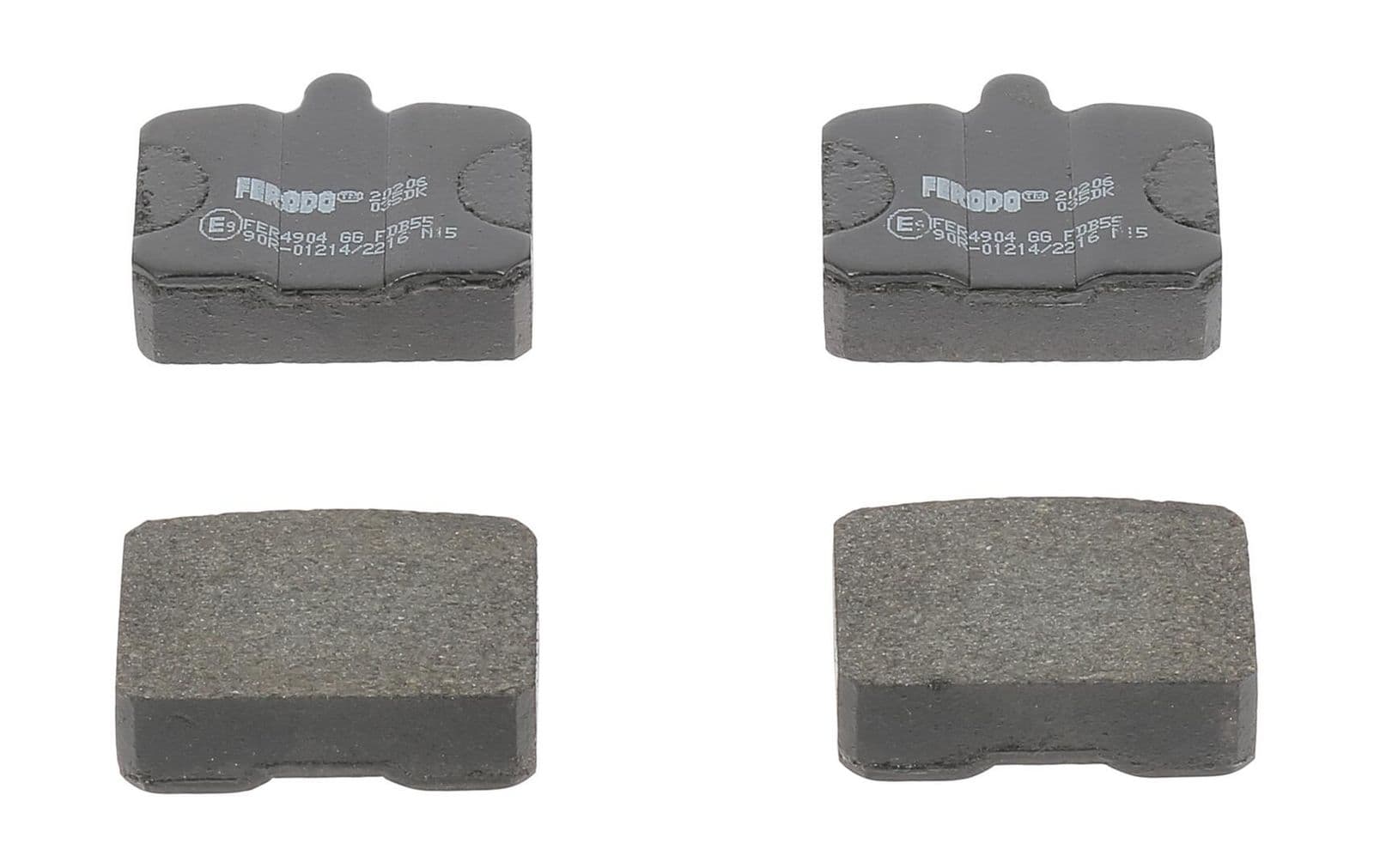 set placute frana,frana disc FERODO FDB55