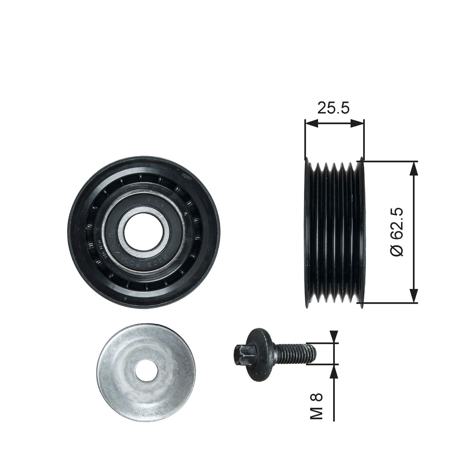 Rola ghidare/conducere, curea transmisie GATES DriveAlign™ T36736