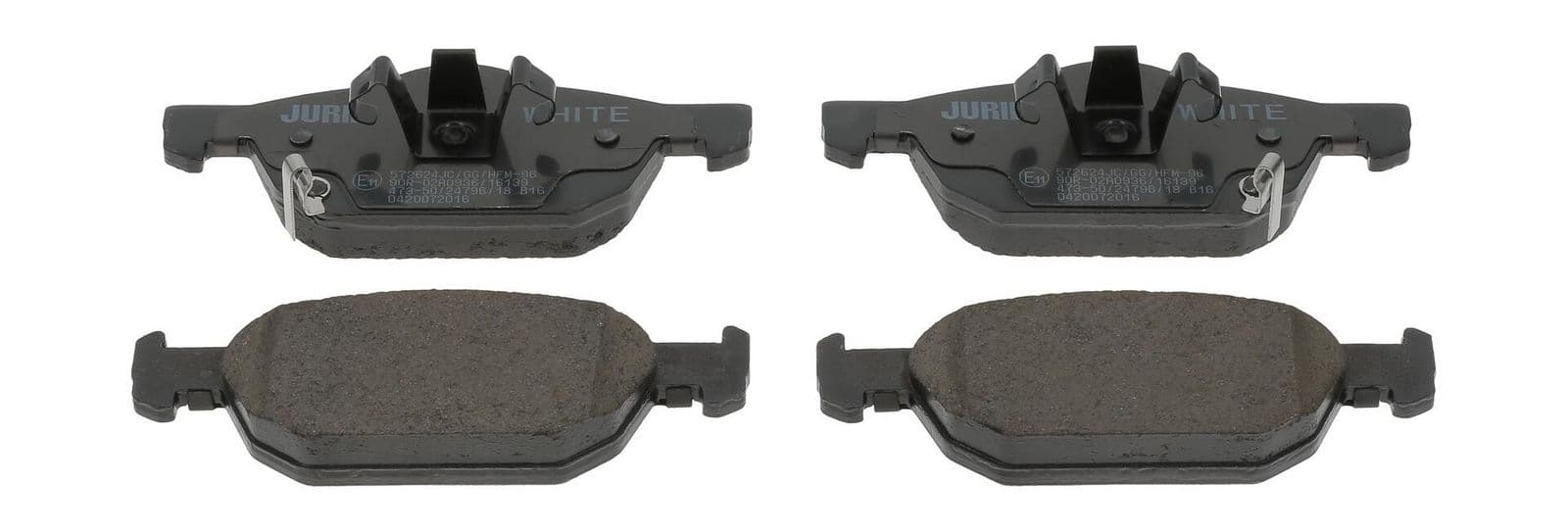 set placute frana,frana disc JURID White Low Dust 572624JC