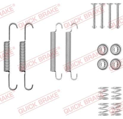 set accesorii, saboti frana parcare QUICK BRAKE 105-0020