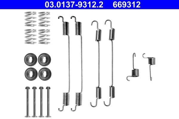 Set accesorii, sabot de frana ATE 03.0137-9312.2