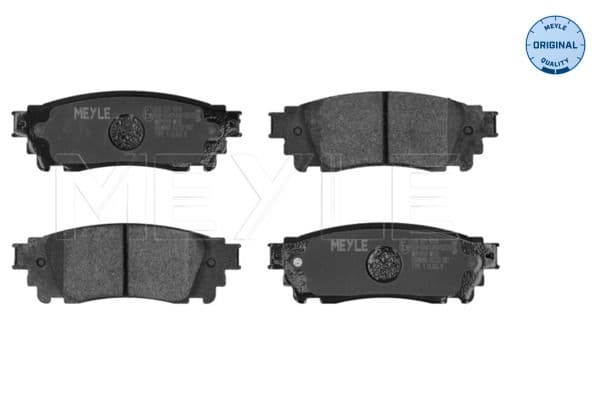 set placute frana,frana disc MEYLE -ORIGINAL: True to OE. 025 221 5315