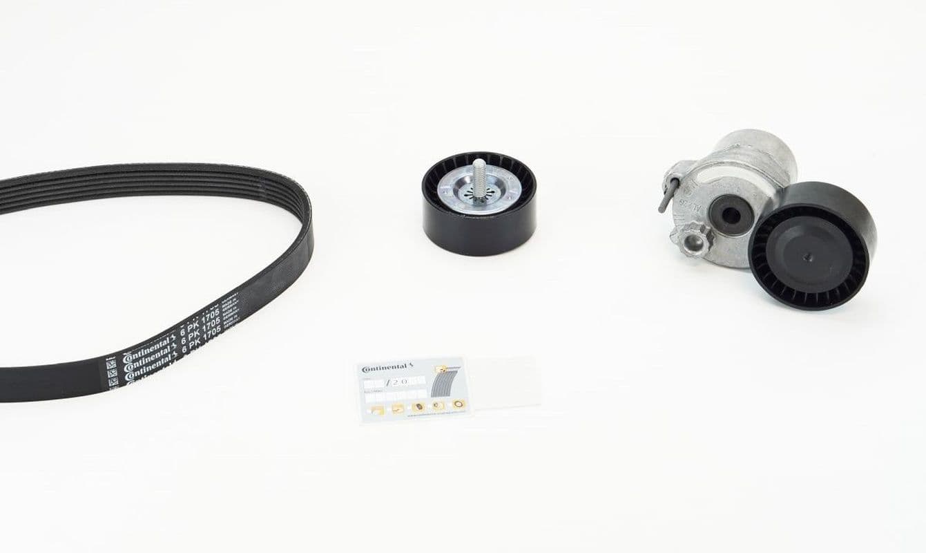 Set curea transmisie cu caneluri CONTINENTAL CTAM 6PK1705K3