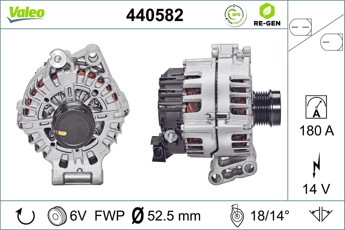 Generator / Alternator VALEO 440582