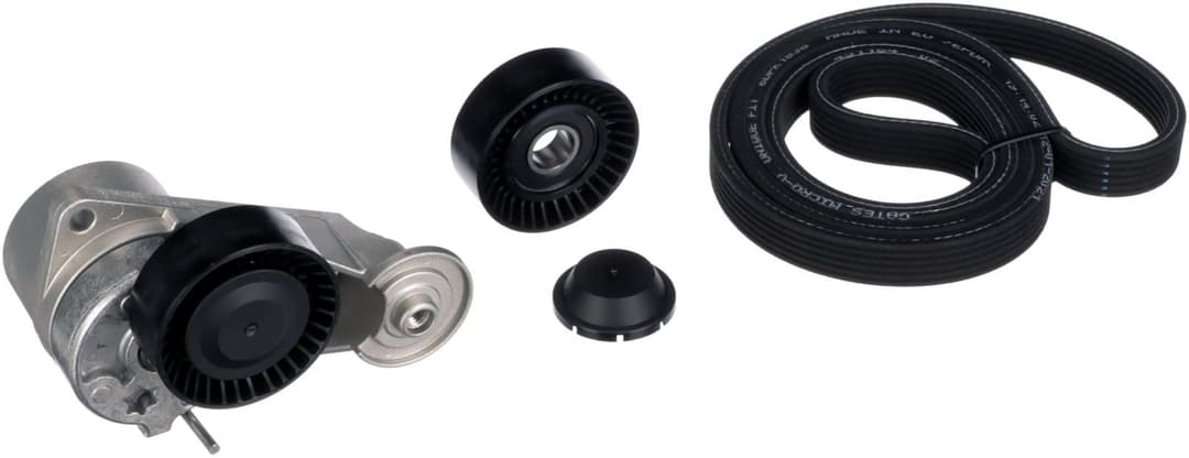 Set curea transmisie cu caneluri GATES Micro-V® K016DPK1838