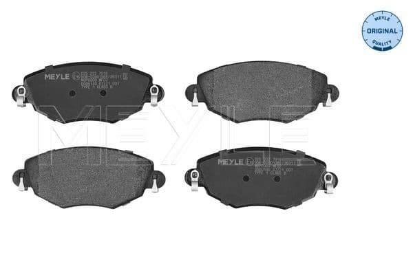 set placute frana,frana disc MEYLE -ORIGINAL: True to OE. 025 232 7918