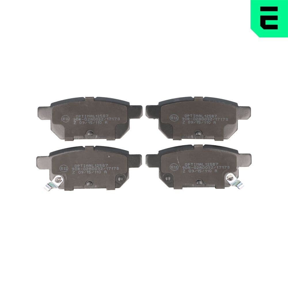 set placute frana,frana disc OPTIMAL BP-12587