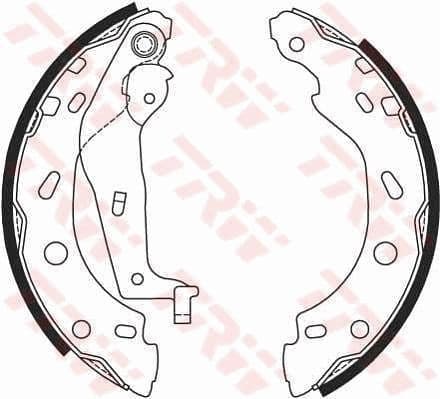 Set saboti frana TRW GS8685