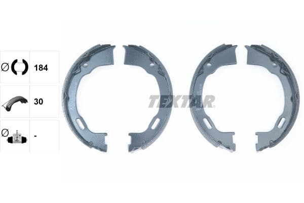 Set saboti frana, frana de mana TEXTAR 91071500