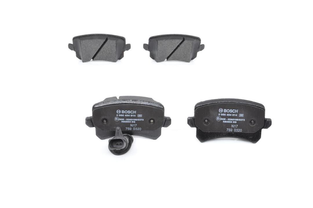 set placute frana,frana disc BOSCH 0 986 494 814