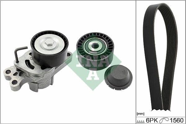 Set curea transmisie cu caneluri Schaeffler INA 529 0109 10