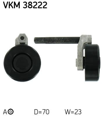 Intinzator curea, curea distributie SKF VKM 38222