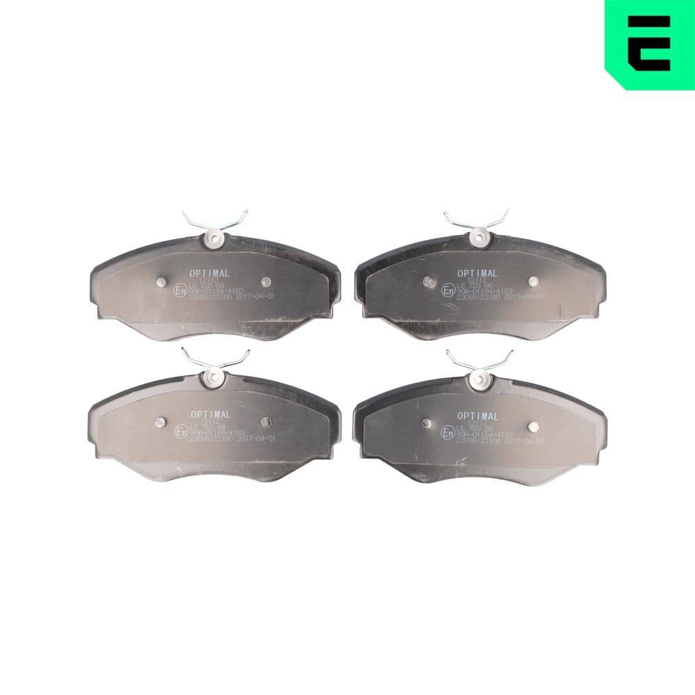 set placute frana,frana disc OPTIMAL BP-12112