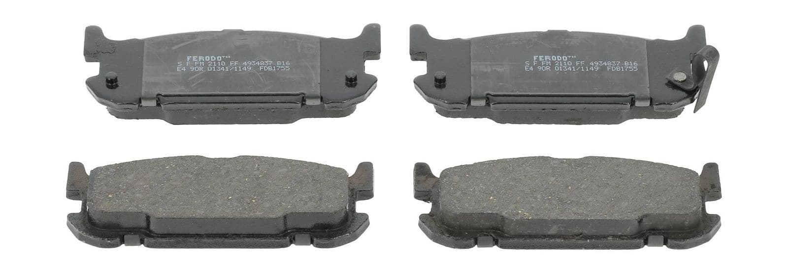 set placute frana,frana disc FERODO PREMIER FDB1755