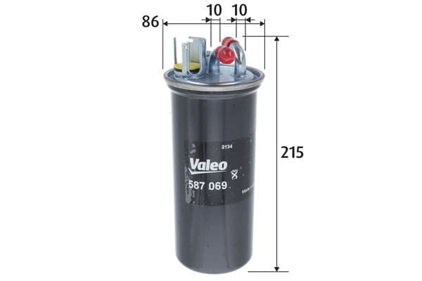 filtru combustibil VALEO 587069