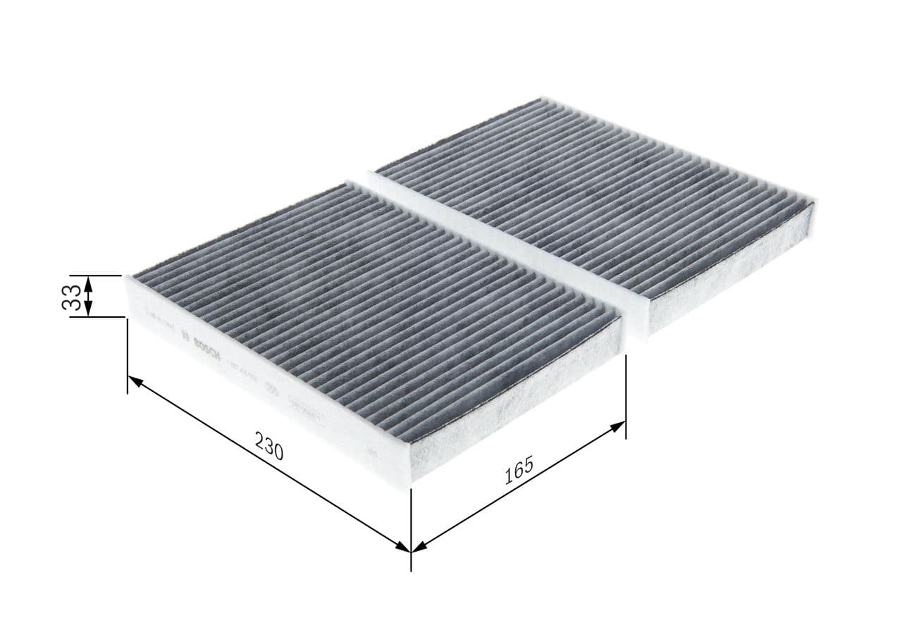 Filtru, aer habitaclu BOSCH 1 987 435 578